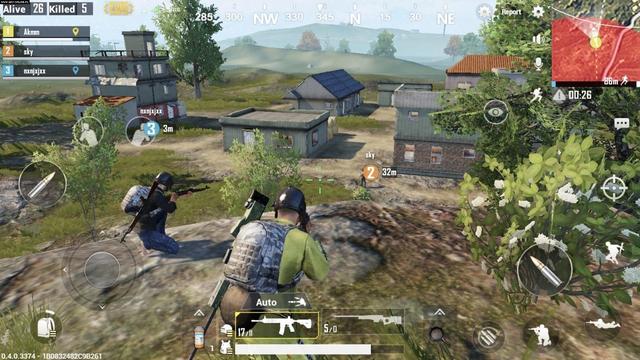Battlegrounds is a player versus player shooter game in which up to one hundred players fight in a battle royale, a type of large-scale last man standing deathmatch where players fight to remain the last alive. Players can choose to enter the match solo, duo, or with a small team of up to four people. The last person or team alive wins the match.
Each match starts with players parachuting from a plane onto one of the four maps, with areas of approximately 8 × 8 kilometres (5.0 × 5.0 mi), 6 × 6 kilometres (3.7 × 3.7 mi), and 4 × 4 kilometres (2.5 × 2.5 mi) in size. The plane's flight path across the map varies with each round, requiring players to quickly determine the best time to eject and parachute to the ground. Players start with no gear beyond customized clothing selections which do not affect gameplay. Once they land, players can search buildings, ghost towns and other sites to find weapons, vehicles, armor, and other equipment. These items are procedurally distributed throughout the map at the start of a match, with certain high-risk zones typically having better equipment. Killed players can be looted to acquire their gear as well. Players can opt to play either from the first-person or third-person perspective, each having their own advantages and disadvantages in combat and situational awareness; though server-specific settings can be used to force all players into one perspective to eliminate some advantages. (from Wikipedia)