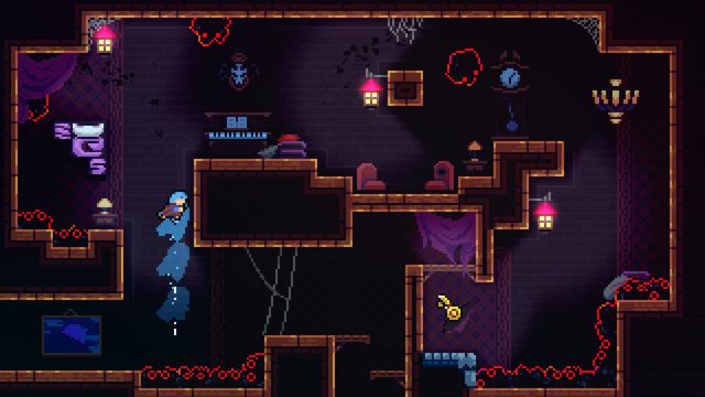 Celeste is a platform game in which players control a girl named Madeline as she makes her way up a mountain while avoiding various deadly obstacles. Along with jumping and climbing up walls for a limited amount of time, Madeline has the ability to perform a mid-air dash in the eight cardinal and intercardinal directions. This move can only be performed once and must be replenished by either landing on the ground or hitting certain objects such as replenishing crystals (although the player is granted a second dash later on in the game). Throughout each level, the player will encounter additional mechanics, such as springs that launch the player or feathers that allow brief flight, and deadly objects such as spikes which kill Madeline (returning her to the start of the section). Players can also access an Assist Mode, where they can change some attributes about the game's physics. Some of these include: infinite air-dashes, invincibility, or slowing the game's speed. Hidden throughout each level are optional strawberries, obtained through challenging platforming or puzzle solving sections, which slightly affect the game's ending depending on how many are collected. Additionally, there are cassette tapes which unlock harder "B-Side" variations of certain levels, and crystal hearts used to access post-game content. Beating all the B-Sides then unlocks the "C-Side" versions, which consists of very hard but short variations upon the levels. Upon clearing all "C-Sides", the player can access the Variants menu. The Variants menu allows players to change the game's physics in a way similar to the game's Assist Mode. Some of these "variant" settings include: speeding the game up, 360 degree dashing, and low friction to all flat surfaces. These settings serve to make the game either more challenging or more fun. The original Celeste Classic Pico-8 prototype can also be found as a hidden minigame.
(from Wikipedia)