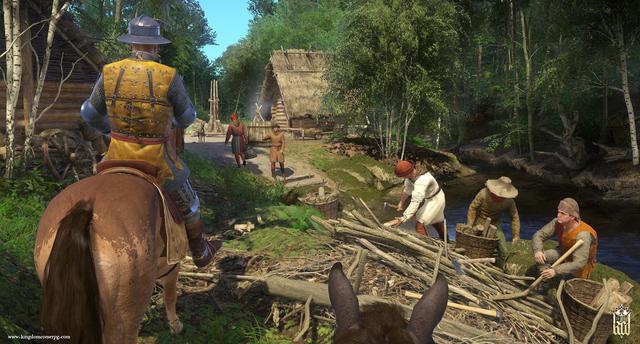 Kingdom Come: Deliverance is an action role-playing game set in an open world environment and played from a first-person perspective which utilizes a classless RPG system, allowing the player to customize their skills to take on roles such as a warrior, bard, thief or their hybrids. Abilities and stats grow depending on what the player does and says through branched dialogue trees. During conversations, the time a player takes to make a decision is limited and will have an effect on their relationships with others. Reputation is based on player choices and therefore can bring consequences.
The story takes place during a war in Bohemia in 1403. On the orders of Hungarian king Sigismund, Cuman mercenaries raid the mining village of Skalitz, a major source of silver. One of the survivors of that massacre is Henry, the son of a blacksmith. Destitute and vengeful, Henry joins the service of Lord Radzig Kobyla, who leads a resistance movement against Sigismund's invasion. As Henry pursues justice for his murdered family, he becomes involved in an effort to restore Bohemia's rightful king and Sigismund's half-brother, Wenceslaus IV, to the throne. The game features branching quest lines and an open world environment which encourages immersive gameplay, and includes early 15th century period-accurate weapons, clothing, combat techniques, and architecture recreated with the assistance of architects and historians.
(from Wikipedia)
