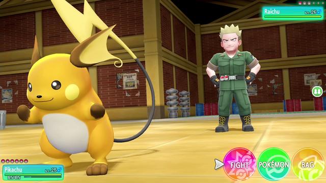 Pokémon: Let's Go, Pikachu! and Let's Go, Eevee! are set in the Kanto region and include more than the original 151 Pokémon creatures in addition to their respective Mega Evolved forms from Pokémon X and Y & Omega Ruby and Alpha Sapphire, and their Alolan Forms from Sun and Moon.
Let's Go, Pikachu! and Let's Go, Eevee! feature common elements of the main series, such as battling non-player character Pokémon Trainers and Gym Leaders with caught Pokémon creatures. However, instead of battling them like the traditional battle system of other major Pokémon role-playing games (RPGs), the catching of Pokémon creatures uses a different mechanic that is based on the mobile spin-off game Pokémon Go where players throw Poké Balls at a wild Pokémon by using the motion controls of the Joy-Con controller. The action can also be performed with a button press when the Joy-Con controllers are docked to the console in hand-held mode, but this still requires using the motion controls to aim. If a player uses the motion controls, the catching of Pokémon is based on the player's timing rather than accuracy. Although it is possible to miss a throw, the ball is almost guaranteed to hit the Pokémon.
(from Wikipedia)